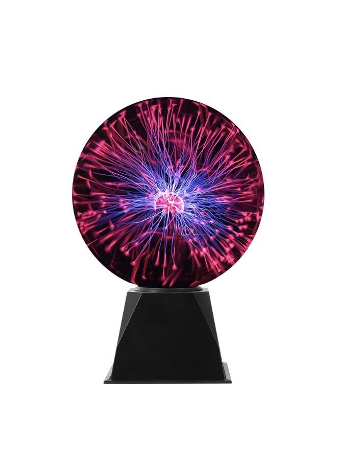 5 Inch Plasma Electric Nebula Glitter Ball, Glass Plasma Ball, Plasma Ball Light, Lightning Ball for Birthday, Party, Gifts, Decoration (USB Powered)